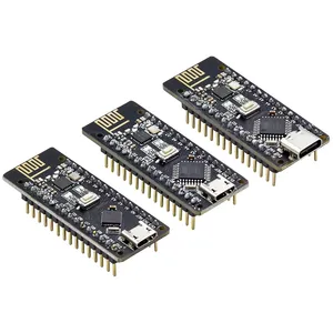 RF-Nano para Arduino Nano V3.0, placa Micro USB Nano ATmega328P QFN32 5V 16M CH340, integrado NRF24L01 + 2,4G inalámbrico
