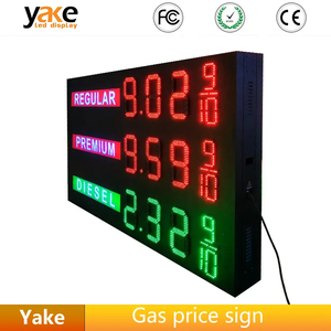 Yake ha portato il prezzo del Gas digitale personalizzato segno LED 7 segmento di credito Cash baldacchino LED segno costruito nel Controller del segno - Product Image 5
