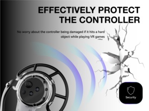 For <strong>Quest</strong> 3/<strong>Quest</strong> 3S Cover Controller Grip Extended Silicone VR Grip Cover Protector with Battery Opening for Meta <strong>Quest</strong> 3 - Product Image 2