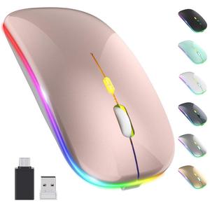 All'ingrosso della fabbrica Mini Mouse ottico senza fili luce LED USB 2.4G interfaccia per mano destra accessori per Computer portatile uso ufficio - Product Image 6