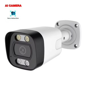Detección facial inteligente por IA, captura facial, reconocimiento facial, PoE personalizado, WIFI inalámbrico/red cableada, bala impermeable, cámara IP de 5MP - Product Image 1