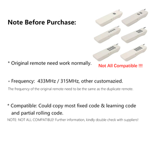 Long Distance <strong>Remote</strong> <strong>Control</strong> <strong>Duplicator</strong> 433MHz Long Range Universal Clone <strong>Remote</strong> 315MHz 1000M Wireless RF <strong>Remote</strong> <strong>Control</strong> - Product Image 2