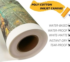 Glossy hoặc Matte phun vải cuộn, in phun nghệ thuật <span class=keywords><strong>Canvas</strong></span> Rolls - Product Image 2