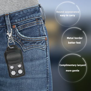 Hochwertige 4-Kanal 433MHz Universal Duplicate Fernbedienung Ersatz RF Face-to-Face Klon Fernbedienung aus strap azier fähigem Kunststoff - Product Image 3