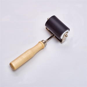 HCHWENH 5 cm Rubber Roller Roll <strong>Small</strong> Roller Print Rubbing Ink Roller Fingerprint Rubbing Rubber Rolling <strong>Clay</strong> Tool - Product Image 5
