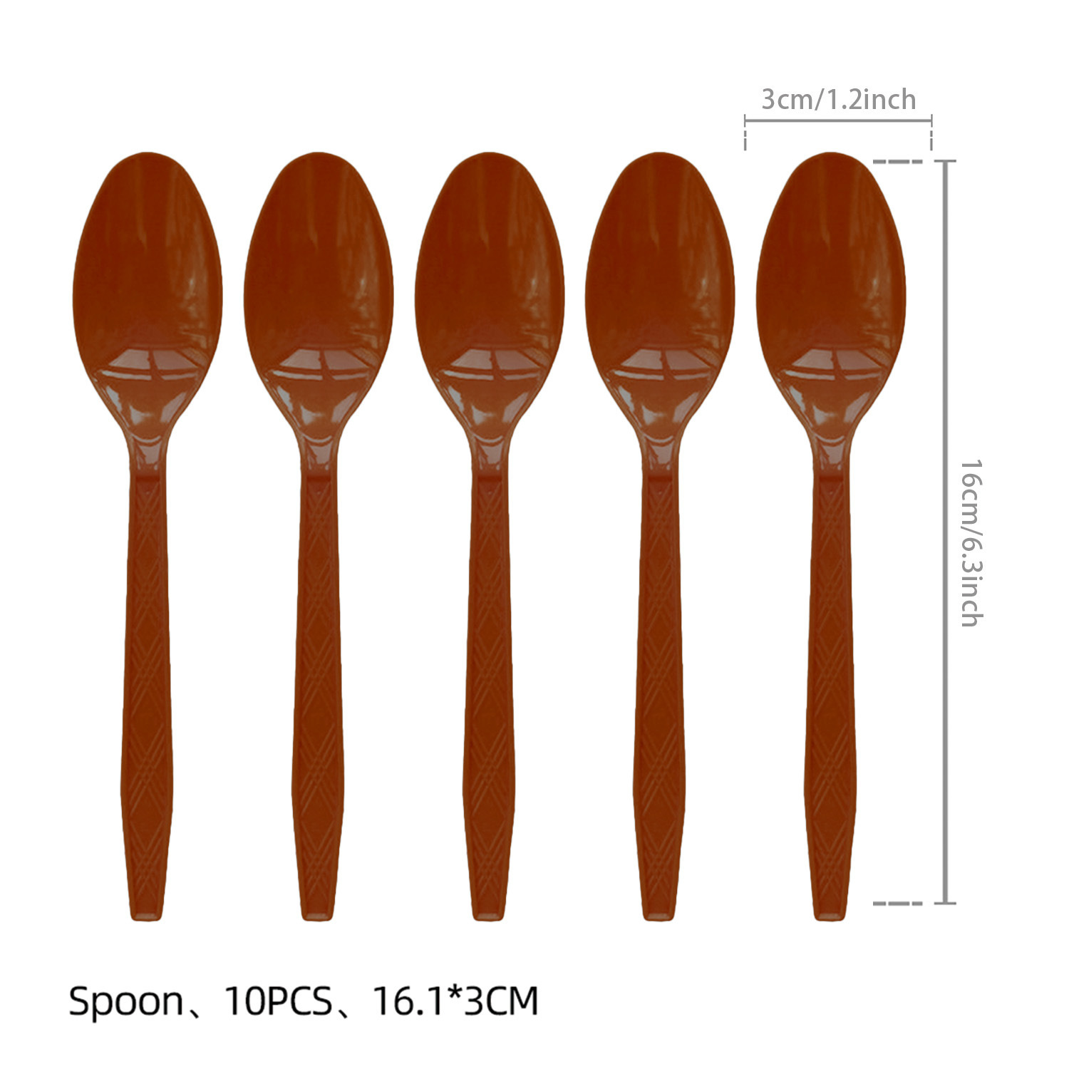 Cuillère en plastique café-10pcs