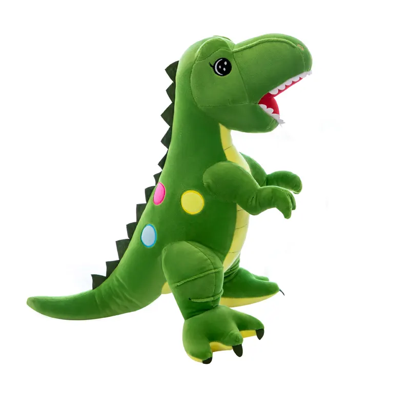 Hadiah ulang tahun untuk anak-anak 45cm lucu boneka dinosaurus mainan mewah lembut boneka bantal mainan bayi menemani mainan