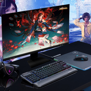 Tarjeta gráfica I7 de 27 pulgadas para juegos de ordenador, ordenador portátil de escritorio todo en uno con pantalla curva MATX de 24*24