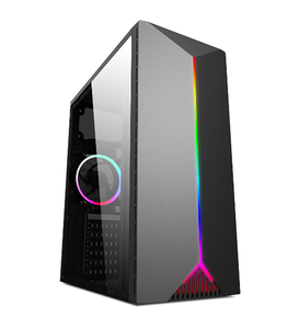 Heiß! Hochwertiger PC-Gehäuse lüfter & LED-Streifen & gehärtetes Glas Gaming: 320-3 mit RGB-Computer gehäuse Desktop RGB LED-Streifen Stock ATX - Product Image 1