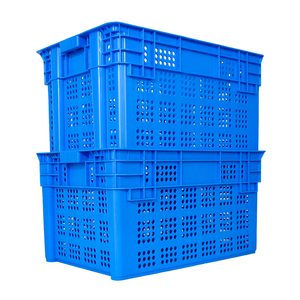 Plastic Mesh <strong>Crate</strong> <strong>Nest</strong> <strong>Stack</strong> Vented Plastic Basket Vegetable Fruit <strong>Crate</strong> Transport Turnover Storage <strong>Crate</strong>