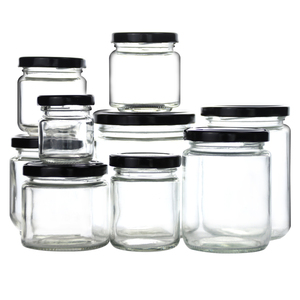 金属製ネジ蓋100 ml 120 ml 180 ml 280 ml 380 ml 500 mlハニージャムジャー丸型ガラス瓶 - Product Image 1