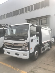 DONGFENG CAPTAIN RHD 9cbm Refuse Garbage Compactor Truck Diesel 4x2 New 6 Tyres <strong>Compacted</strong> Wastes Collecting Vehicle Good Price - Product Image 3