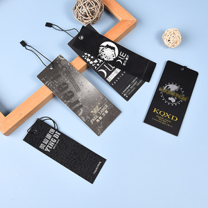 Clothing Hang <strong>Tags</strong> with <strong>String</strong> <strong>Custom</strong> Design <strong>Printing</strong> Name Logo Paper Garment Hangtag Labels