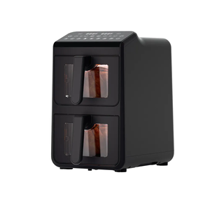 New Design 10L Double Stack Air Fryer Digital <strong>Control</strong> with Visible Window Dual Zone Air Fryer Oven <strong>Without</strong> Any Oil - Product Image 3