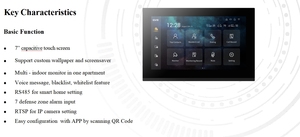 GVS Factory Supply Multi Apartment TCP <strong>IP</strong> <strong>SIP</strong> WIFI Support Phone APP KNX <strong>System</strong> Video Door Phone <strong>Intercom</strong> <strong>System</strong> Video <strong>Intercom</strong> - Product Image 5