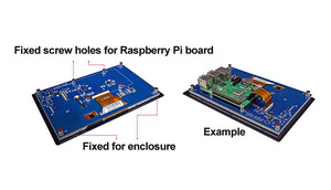 2025 Neues 7-Zoll-MIPI-DSI 800x480 Pixel-Touchscreen-Display für Raspberry Pi 3B/4B