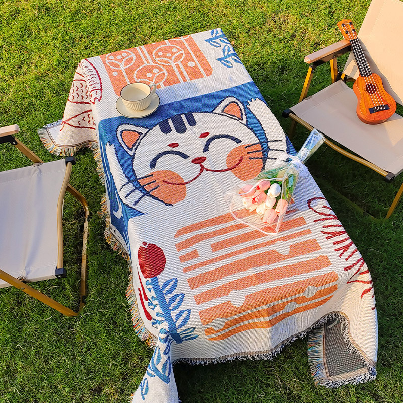 Cotton jacquard - cat