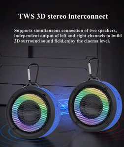 Outdoor Sports RGB Atmosphere Light IPX7 Waterproof TWS <strong>Bluetooth</strong> <strong>Speaker</strong> 10 Hours of <strong>Use</strong> Time Wireless <strong>Bluetooth</strong> <strong>Speaker</strong> - Product Image 4