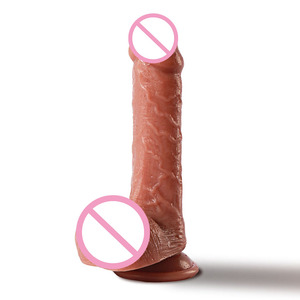 Gode en silicone réaliste ventouse pénis gode grand Plug Anal jouets sexuels de masturbation pour adultes - Product Image 1