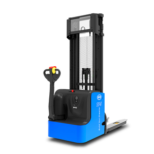 Byd 1.5 ton 2 ton kaldırma yarı elektrikli istifleyici palet istifleyici yürüyüş tipi elektrikli istifleme kamyon forklift - Product Image 1