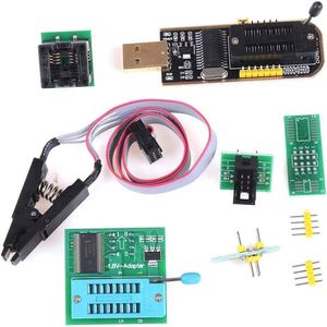EEPROM Flash BIOS programador USB programador + SOIC8 Clip + 1,8 V SPI memoria Flash SOP8 DIP8 adaptador quemador Kit