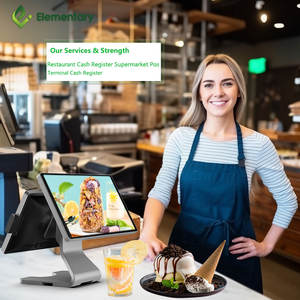 2025 yeni Model tek ve çift ekran All-in-One POS sistemi üreticisi kaynağı çift dokunmatik ekran yazarkasa mağaza kullanımı için satış - Product Image 6