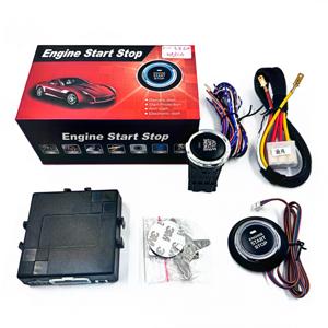 Universal PKE Keyless <strong>Push</strong> <strong>Button</strong> Starter Remote Control Engine <strong>Start</strong> Stop Auto Car Alarms System Kit E10 - Product Image 1