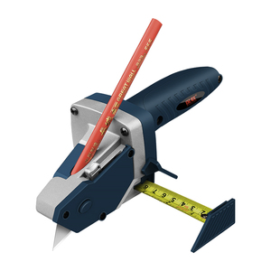 木工画画线铅笔罗盘工具用带美工刀和卷尺的石膏板切割工具 - Product Image 1