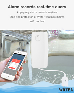 2.4G WIFI智能漏水传感器检测器80db洪水警报溢流安全报警系统 - Product Image 4