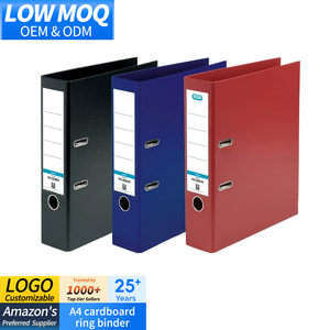 Cao cấp đá cẩm thạch thiết kế đòn bẩy vòm văn phòng Lưu trữ tập tin chủ A4 tông Vòng chất kết dính với PP tập tin Clip - Product Image 1