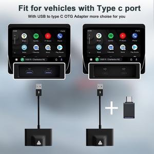 适用于安卓的usb carplay稳定快速连接，低延迟灰色无线CarPlay适配器 - Product Image 2