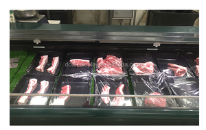 Rã đông PP ABS cao Polystyrene thịt khay compostable thực vật thịt Pie khay cho truy cập tủ lạnh với hàng rào cắt Board - Product Image 6