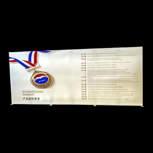 JiongChang Custom Exhibition Stand Portable Trade Show Booth Display Reusable Led Backlit Seg Frameless Light Box - Product Image 1