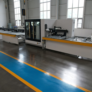 LEADCNC S200-1 di alluminio finestra telaio della porta di taglio posteriore con fresatura di perforazione macchina S200 linea di lavorazione - Product Image 5