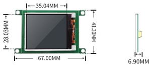 Werkseitig Niedriger Preis 1,44 1,8 2,19 2,2 2,4 2,8 3,5 4,3 7-Zoll-Bildschirm 4-polig TN IPS 1,8 Zoll TTL UART TFT LCD-Display UART LCD-Modul