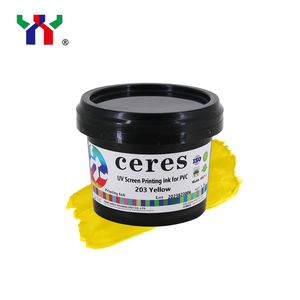 Ceres高品质紫外丝网印刷油墨，用于塑料玻璃聚丙烯聚乙烯聚酯材料印刷的聚氯乙烯专色 - Product Image 2