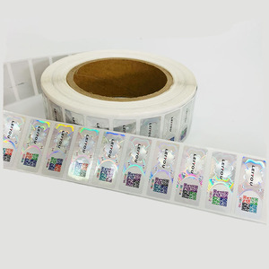 Miếng Dán Hologram Mã Qr Chống Giả Mạo 3d Tùy Chỉnh Số Sê-ri Nhãn Dính Dạng Cuộn - Product Image 1
