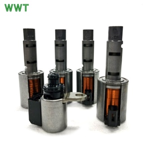 WWT JF015E/RE0F11A basınç ile Reman Solenoid seti * 4 & TCC * 1 CVT iletim sistemi parçası şanzıman parçası komple Solennoid seti - Product Image 2