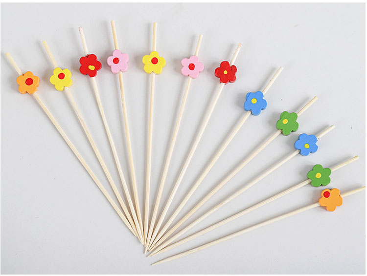 Colorful Plum Flower with Middle Dot 12cm 100pcs/Pack