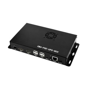 PoE UPS Base Board/Mini-Computer Entwickelt für Raspberry Pi Compute Modul 4, Gigabit Ethernet, Dual HD, Quad USB 2.0 - Product Image 1