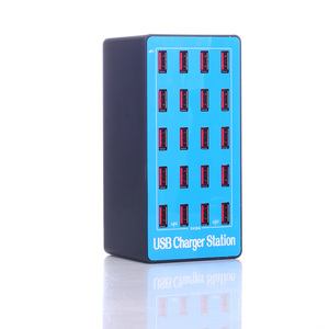 Cargador USB Universal de 20 puertos Enchufe de EE. UU./UE/Reino Unido Entrada de 5V Salida 5A 100W Corriente de alimentación Carga rápida Teléfonos móviles/tabletas 2.1A - Product Image 5