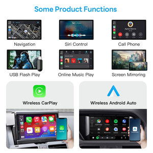 Voeg Op Draadloze Carplay En <span class=keywords><strong>Android</strong></span> Auto Video-Interface Voor Alfa Romeo 6.5 ''8'' Giulia Stelio 2017-2020 Decoder Retrofit Kit - Product Image 3