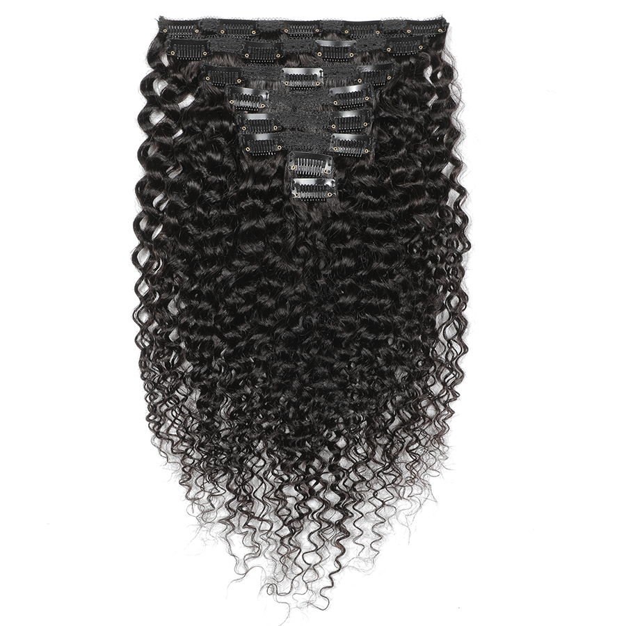 Kinky Curl clip ins