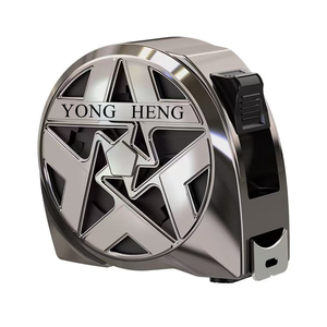 Biểu Tượng Tùy Chỉnh Mới Có Thể Thu Vào 3/5/7.5/10 Mét ABS Nhựa PVC Metric Inch Cai Trị Xách Tay Vuông Thép Băng Đo In - Product Image 1