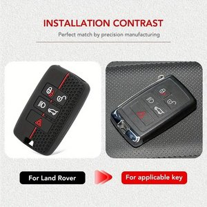 5 pulsanti di alta qualità resistente chiave senza chiave con ingresso telecomando protettiva per porta chiavi auto scoperta Land Rover
