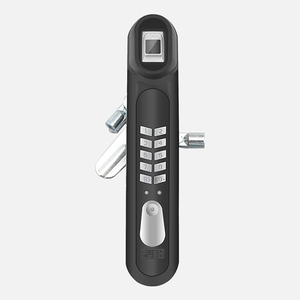Fingerprint + IC Reader + Keypad Access Control Cabinet <strong>Lock</strong> Handle for Data Center Rack - Product Image 1