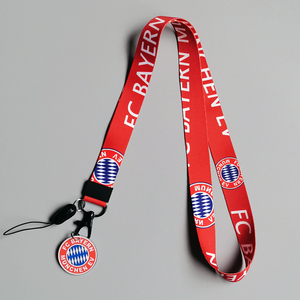 Toptan özel baskılı futbol takımı kulübü ID kimlik kartı tutucu ile Polyester boyunluklar - Product Image 2