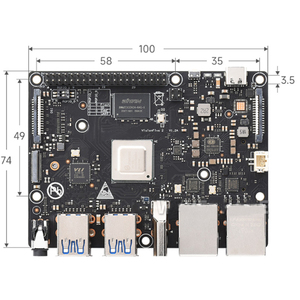 Roarkit Vision Five 2 4GB 8GB SBC StarFive JH7110 con processore integrato 3D GPU, Base Linux RISC-V Computer a scheda singola - Product Image 2