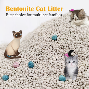 OEM Premium meyve kokulu topaklanma <span class=keywords><strong>Kitty</strong></span> çöp 5L 10L Arena Para Gato Bentonite renkli kedi kumu ile - Product Image 2