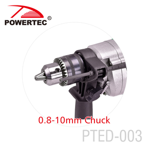 POWERTEC 580W电动迷你手钻2速变速调节冲击钻可定制OEM支持电池电机 - Product Image 3